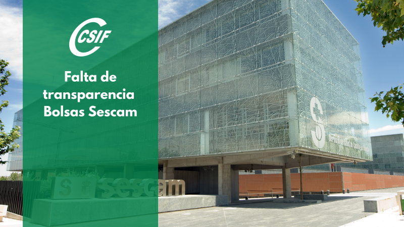 CSIF CSIF Exige Al Sescam Transparencia En Las Bolsas De Las Nuevas