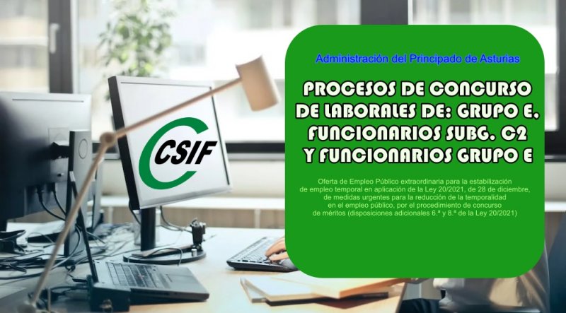 Csif Procesos De Concurso De Laborales De Grupo E Funcionarios