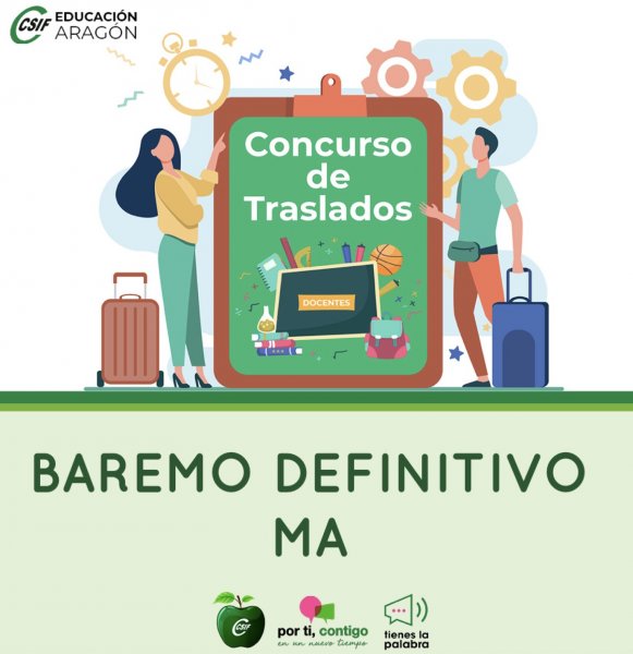 Csif Concurso De Traslados Baremo Definitivo Maestros