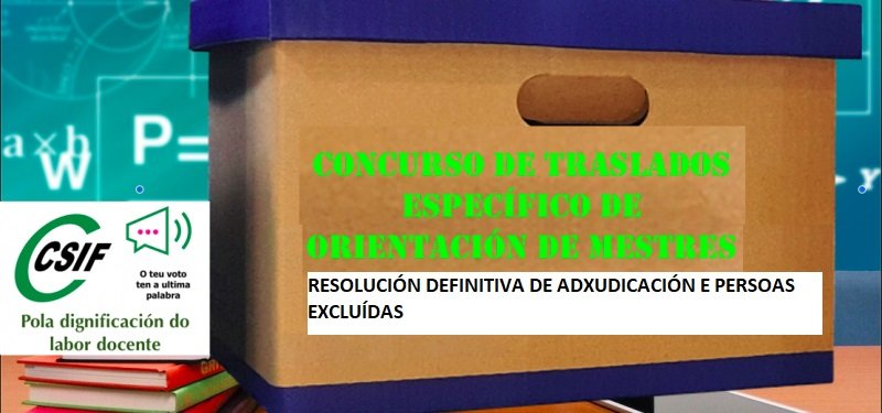 Csif Concurso De Traslado Espec Fico De Orientaci Nde Mestres