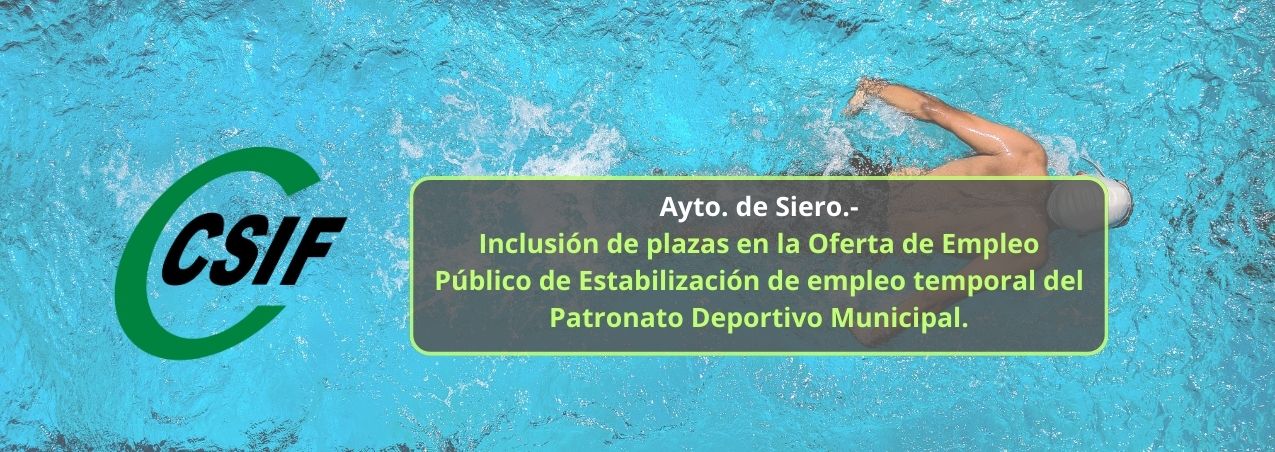 Csif Ayto De Siero Inclusi N De Plazas En La Oferta De Empleo