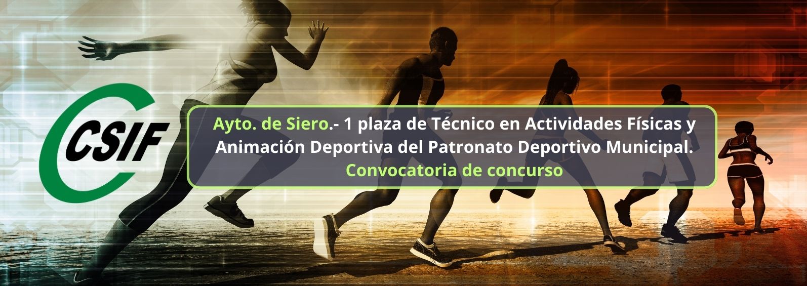 CSIF Ayto de Siero 1 plaza de Técnico en Actividades Físicas y