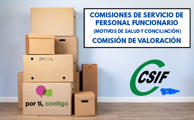 CSIF Comisiones De Servicio Personal Funcionario Motivos De Salud Y