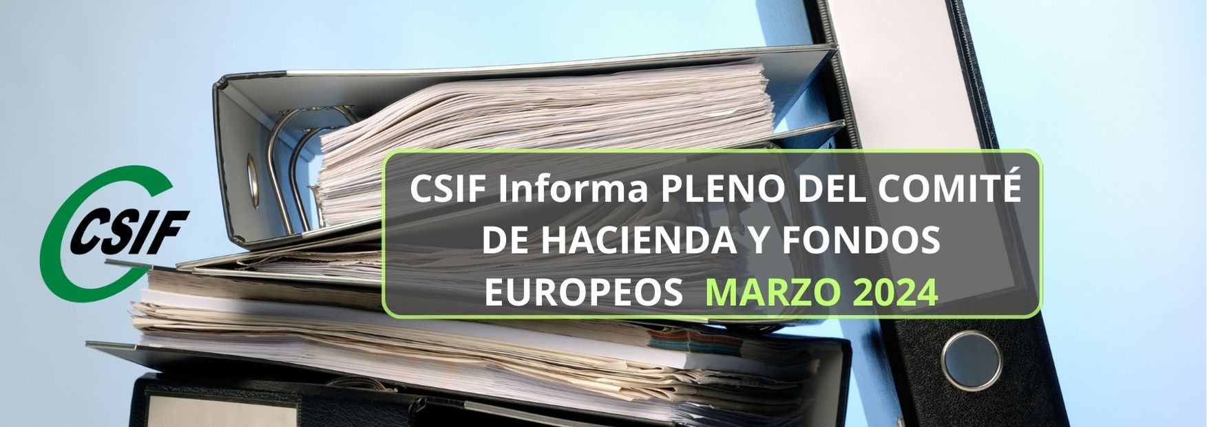 Csif Csif Informa Pleno Del Comit De Hacienda Y Fondos Europeos