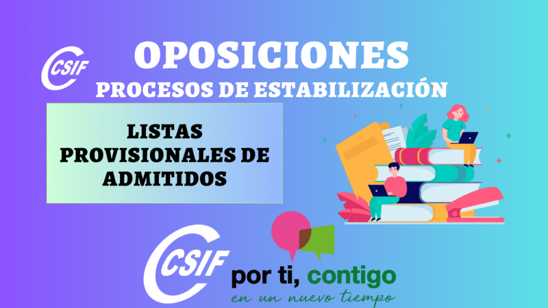 CSIF | LISTAS PROVISIONALES