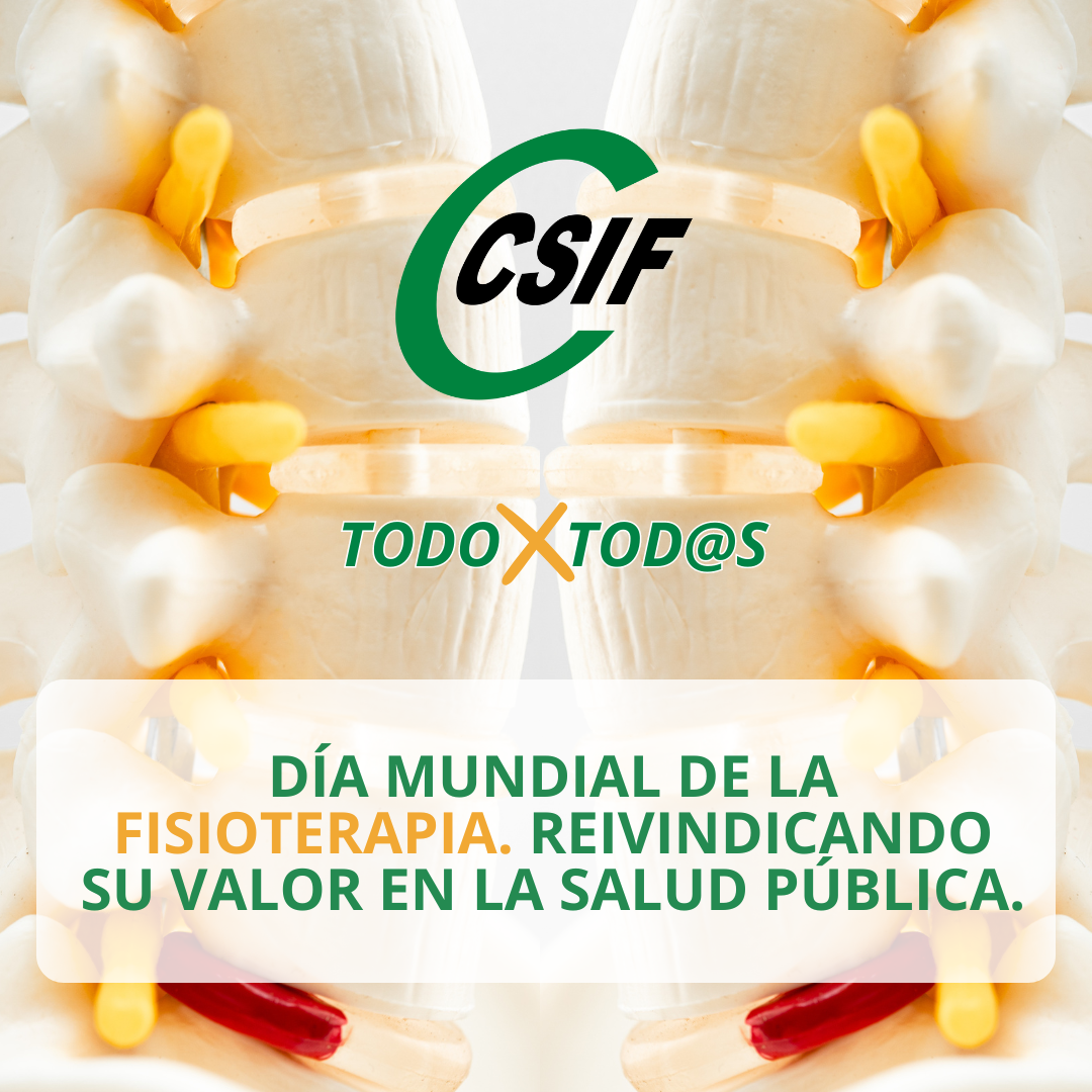 CSIF: Día Mundial de la Fisioterapia. Reivindicando su Valor en la Salud Pública.