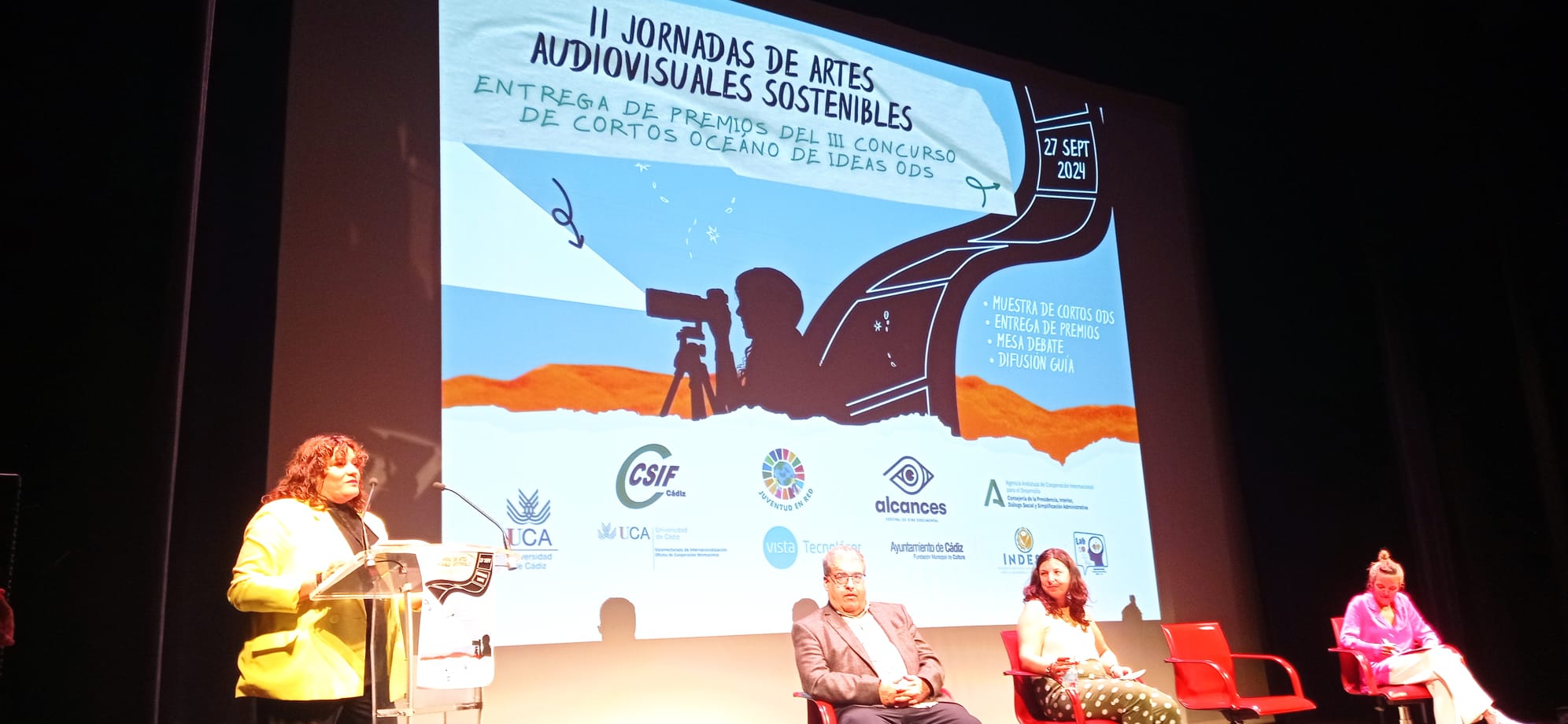 Inauguración II Jornadas de Uso de las Artes Audiovisuales Sostenibles