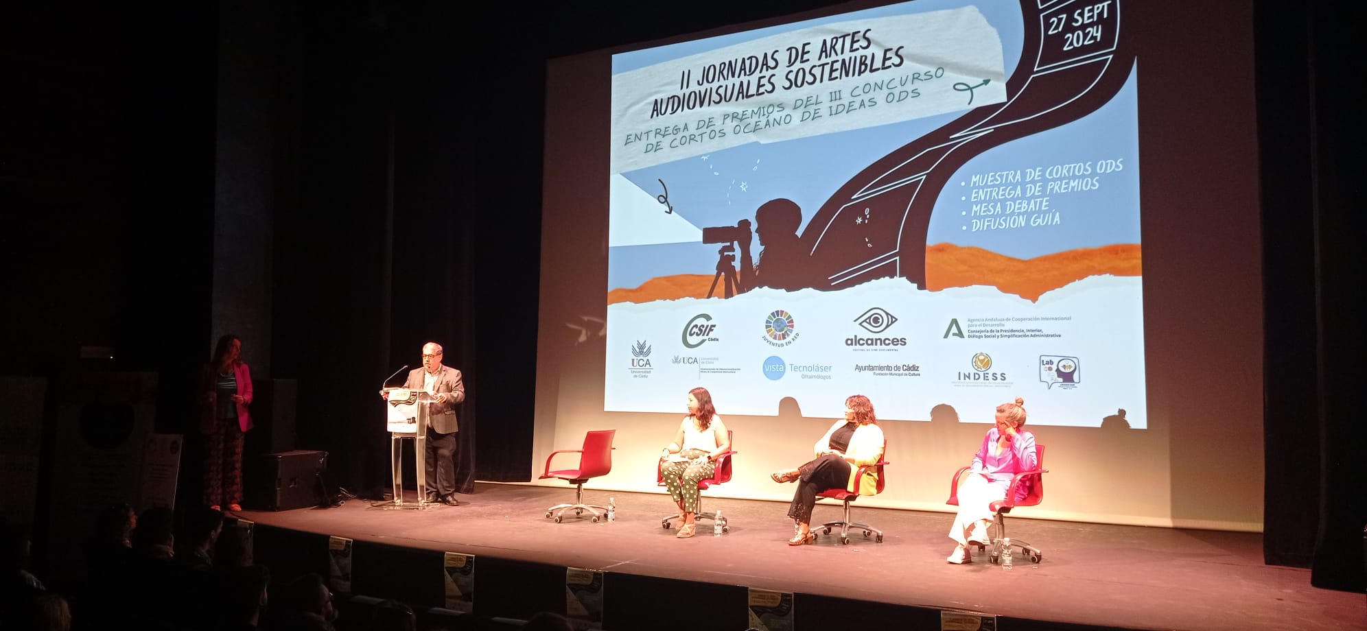 Inauguración II Jornadas de Uso de las Artes Audiovisuales Sostenibles