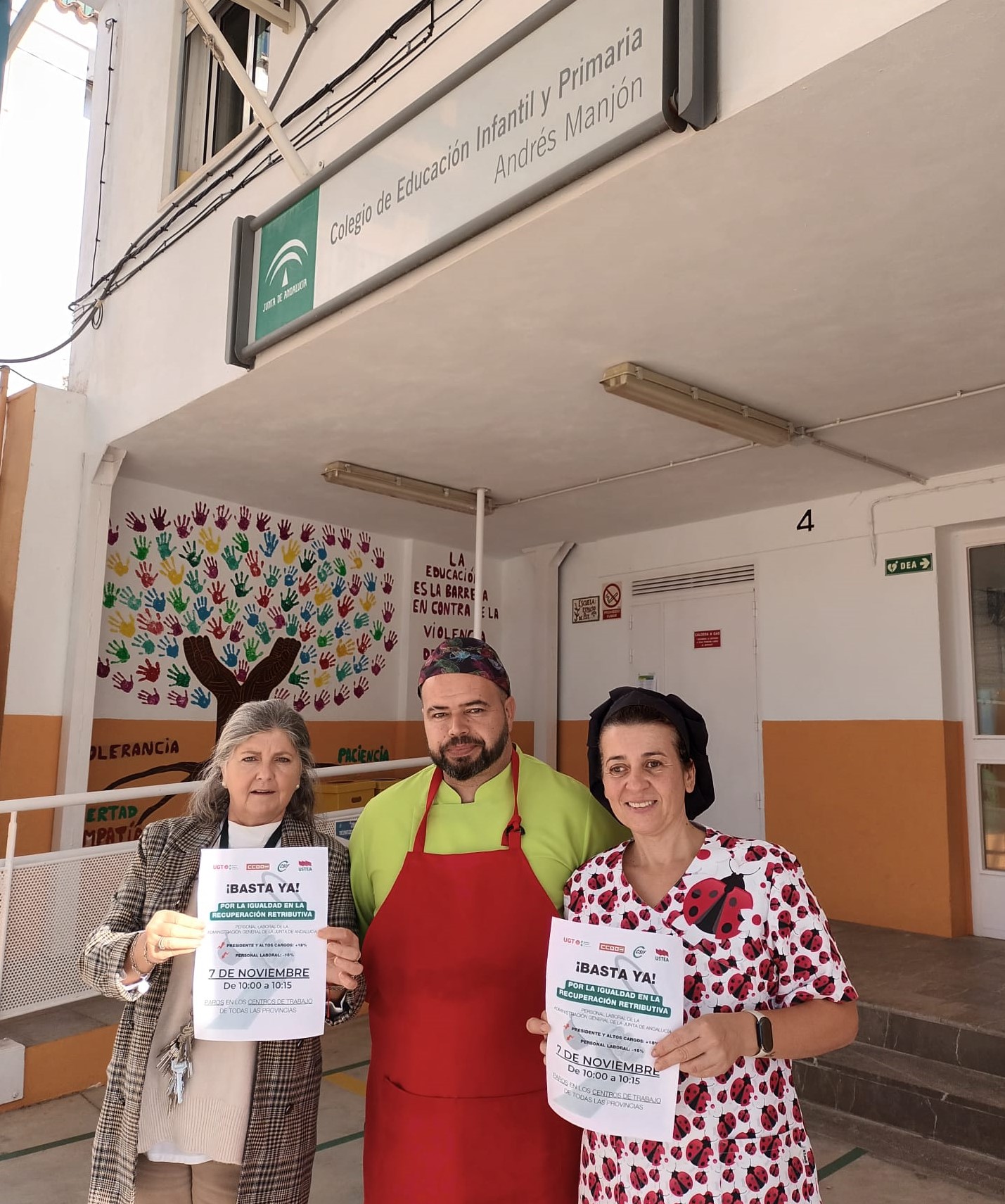 Paros personal laboral Junta de Andalucía en Granada