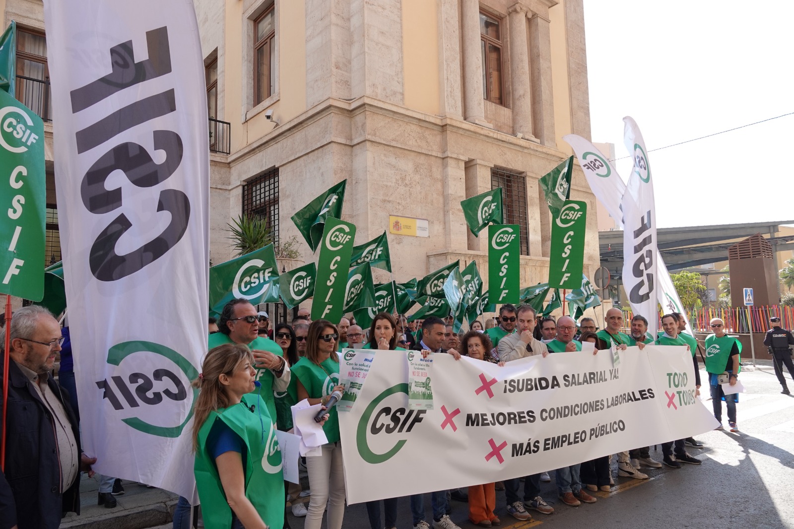 Concentración de CSIF en Almería