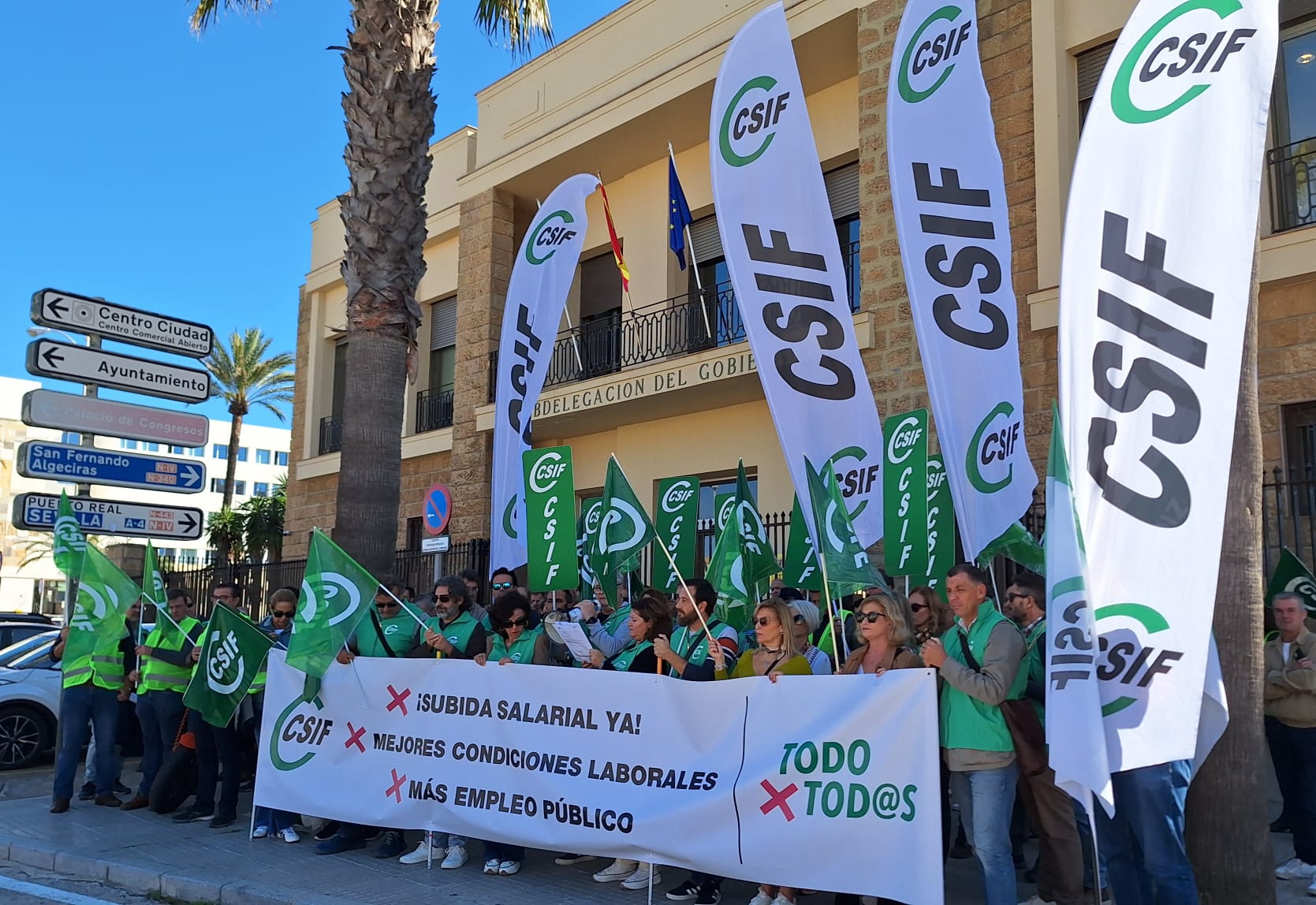 Concentración de CSIF en Cádiz