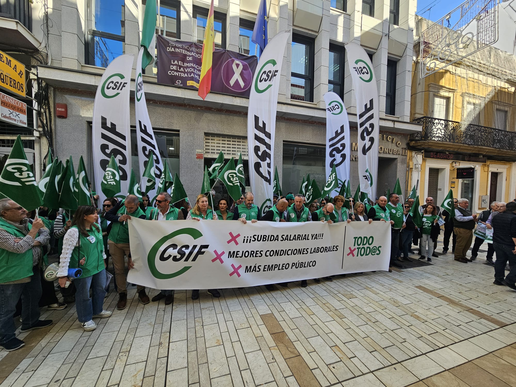 Concentración de CSIF en Huelva