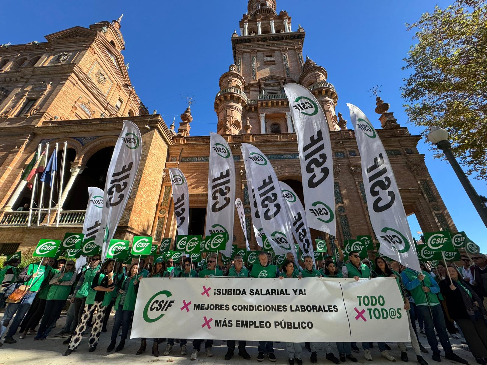 Concentración de CSIF en Sevilla