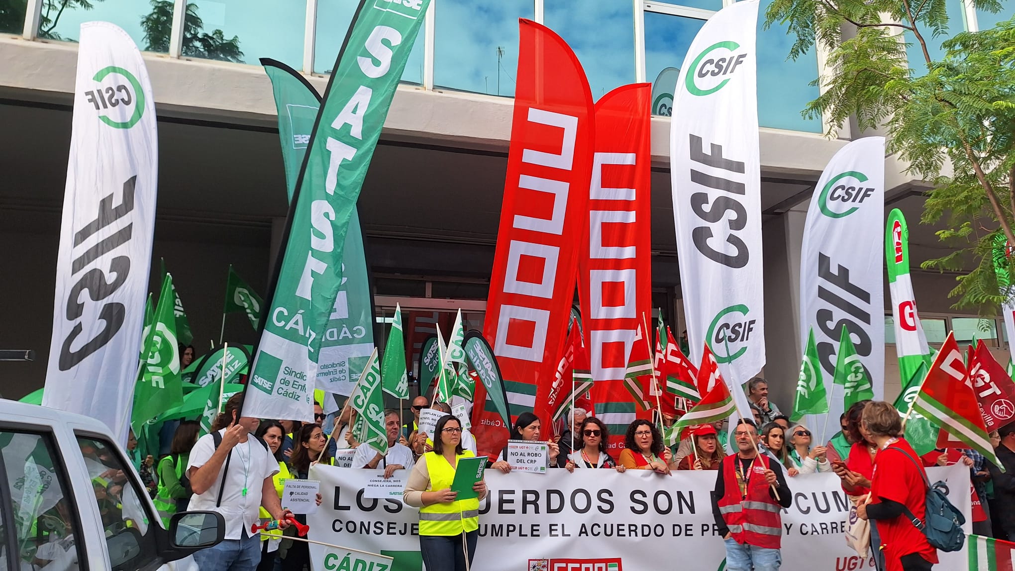 Concentración en Cádiz