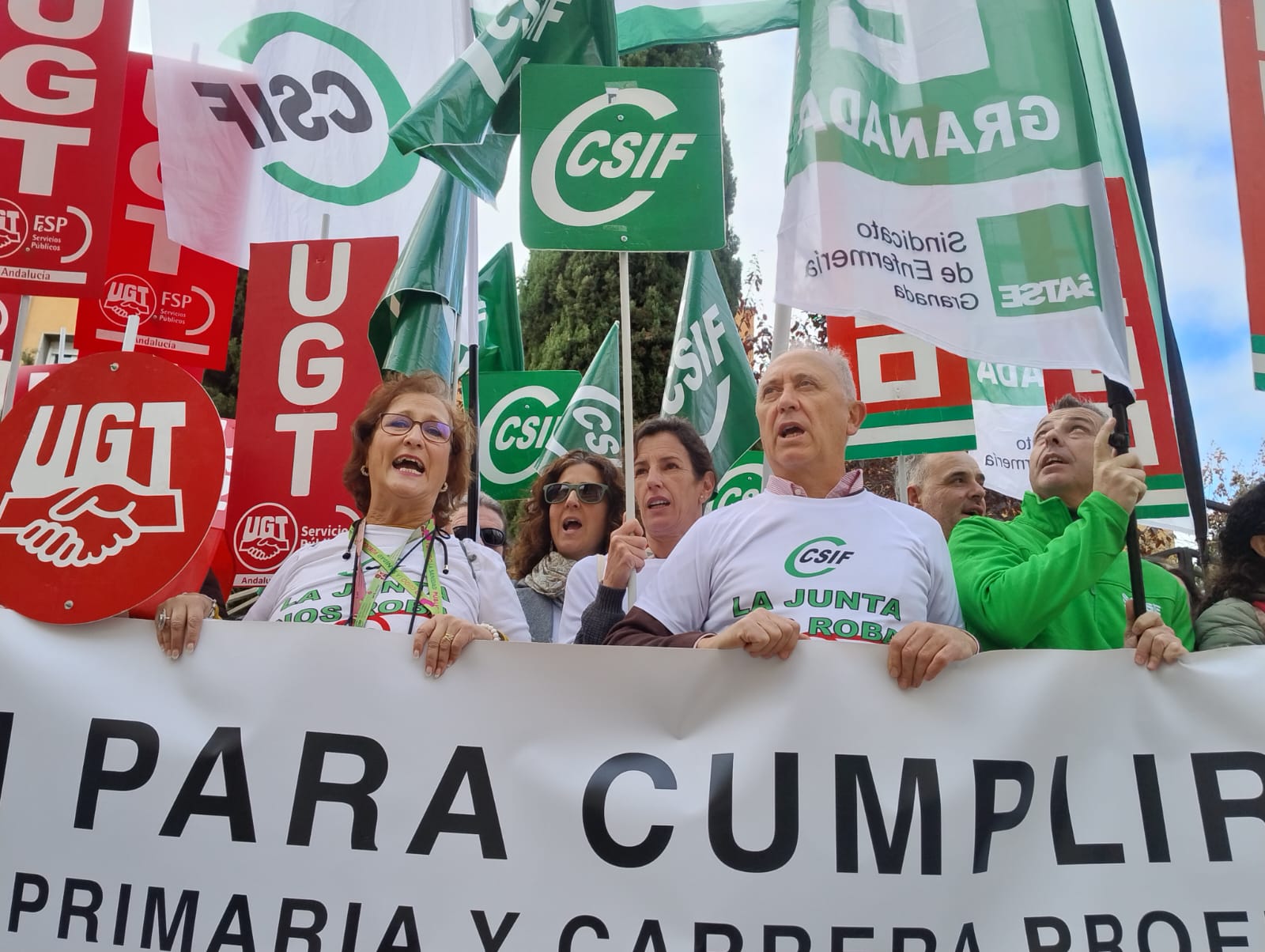 Concentración en Granada