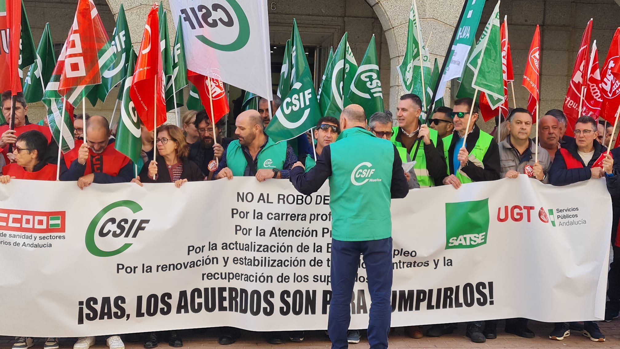 Concentración en Huelva