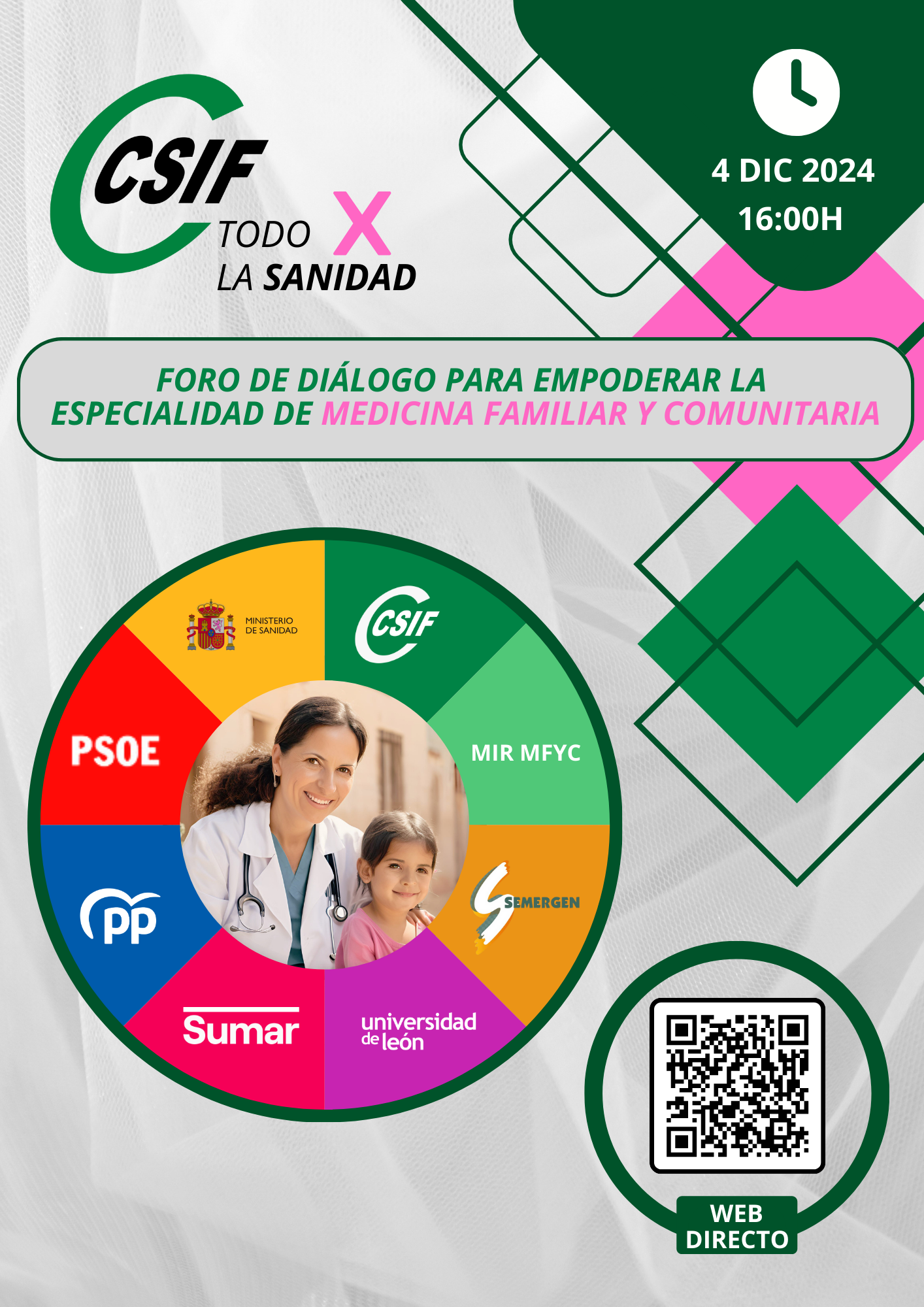 FORO DE DIÁLOGO PARA EMPODERAR LA  ESPECIALIDAD DE MEDICINA FAMILIAR Y COMUNITARIA A4