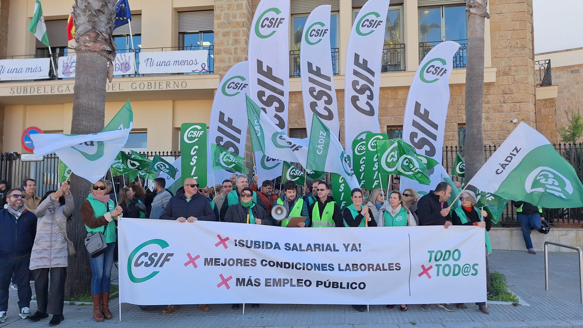 Concentración de CSIF en Cádiz