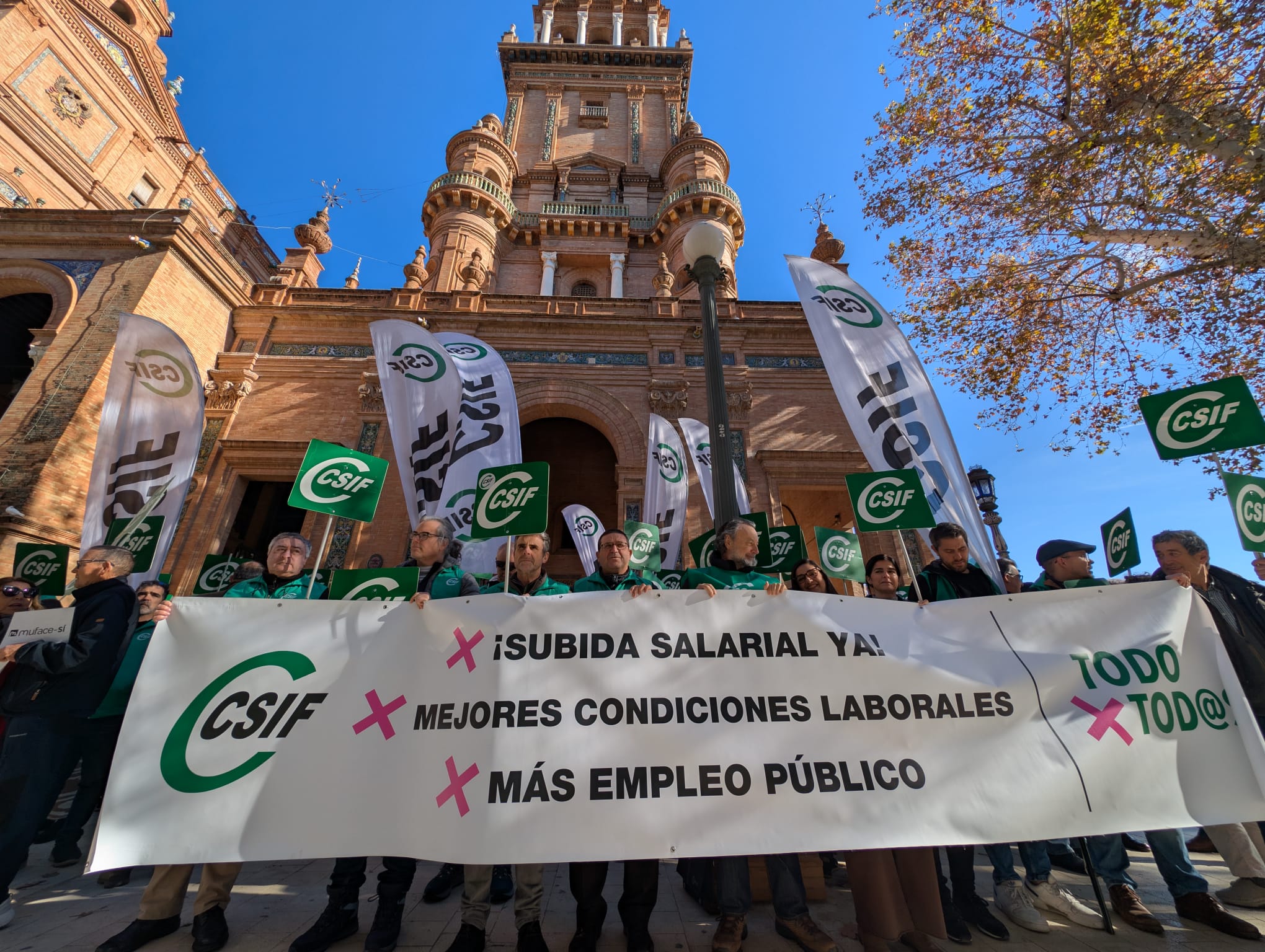 Concentración de CSIF en Sevilla