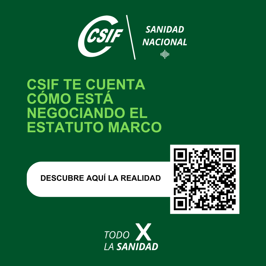 CSIF te cuenta cómo está negociando el Estatuto Marco para garantizar mejoras en el SNS