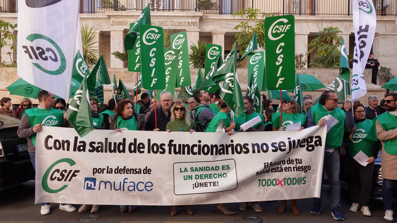 Concentración de CSIF en Almería