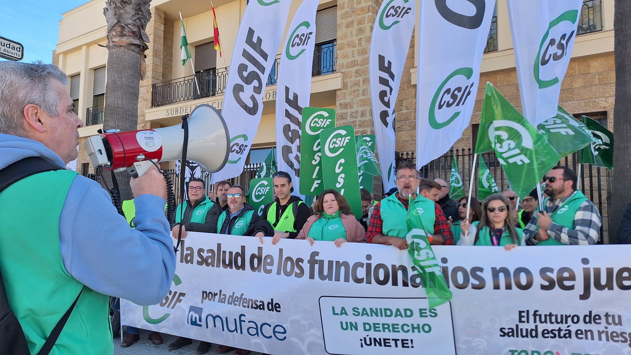 Concentración de CSIF en Cádiz