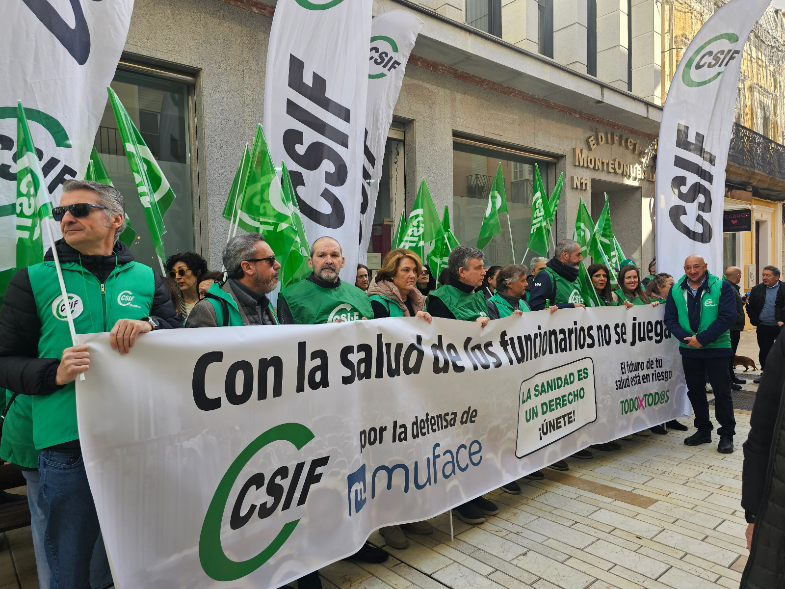 Concentración de CSIF en Huelva