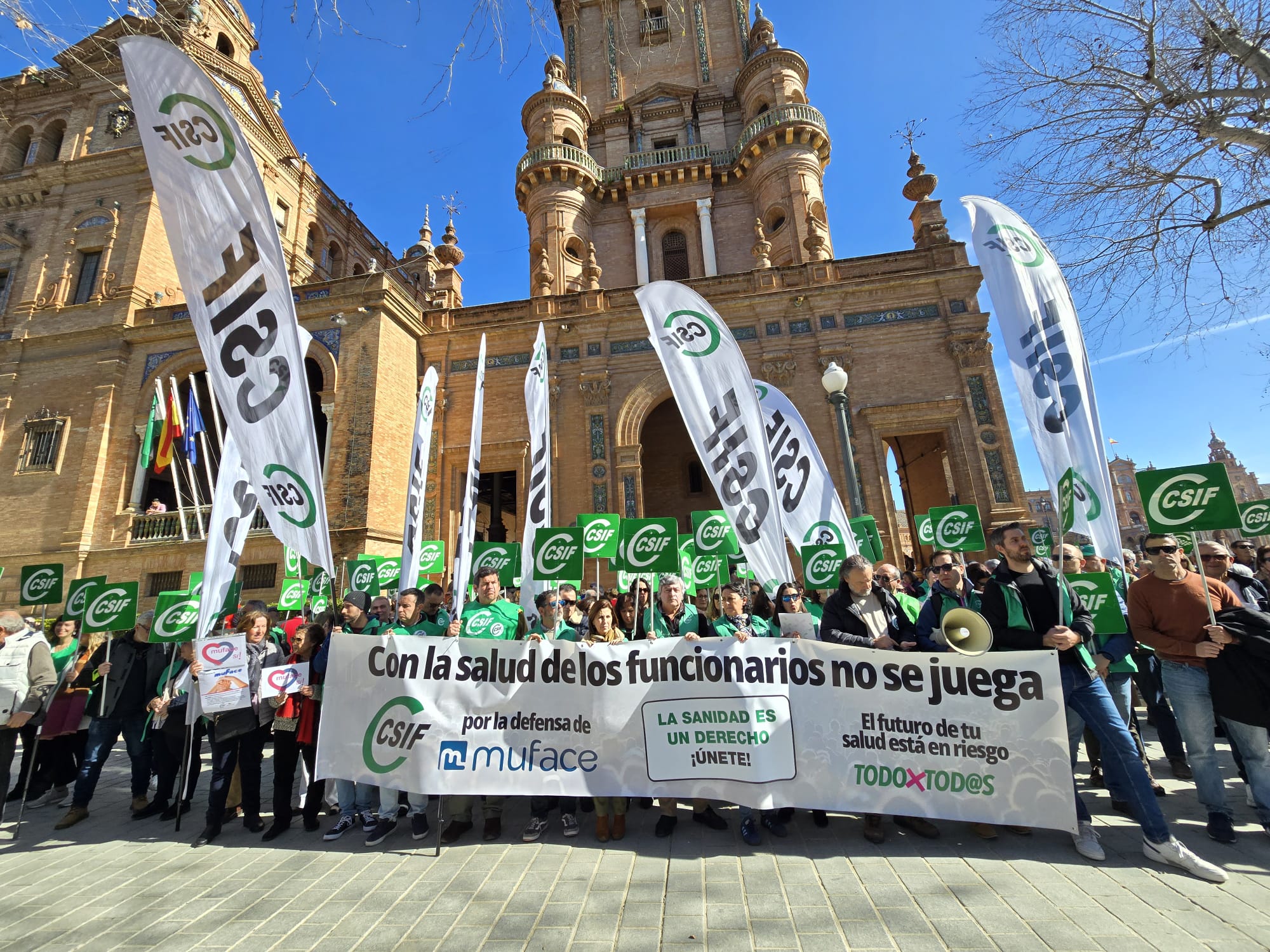 Concentración de CSIF en Sevilla