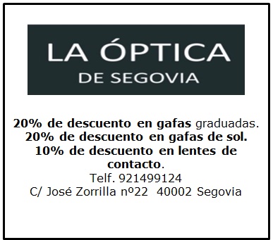 20% de descuento en gafas graduadas, 20% de descuento en gafas de sol, 10% de descuento en lentes de contacto