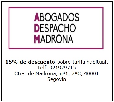 15% de descuento sobre tarifa habitual.